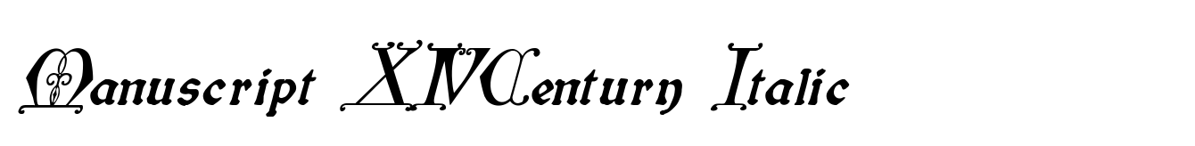 Manuscript XIVCentury Italic